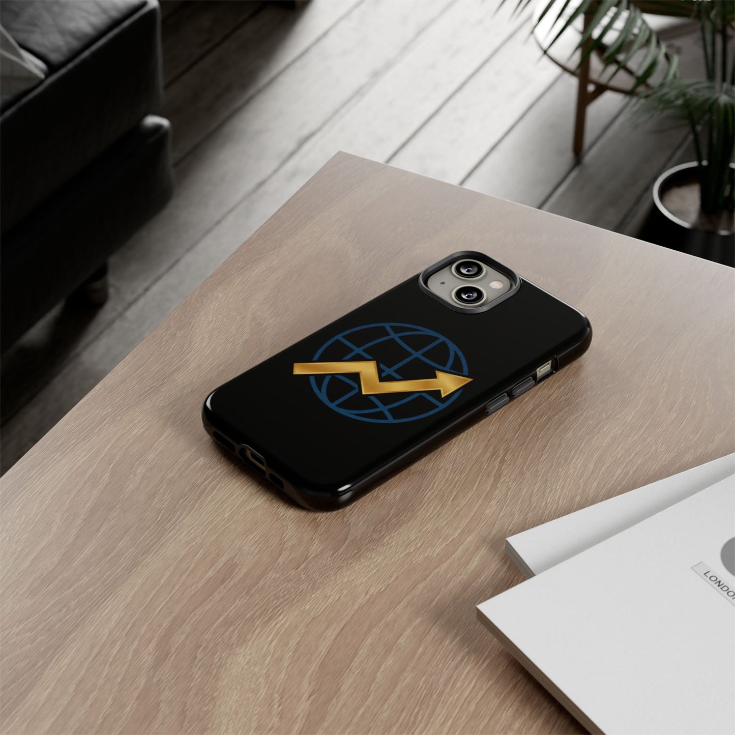Phone Case — Global Growth Arrow Graphic (Investing & Business Motivational)