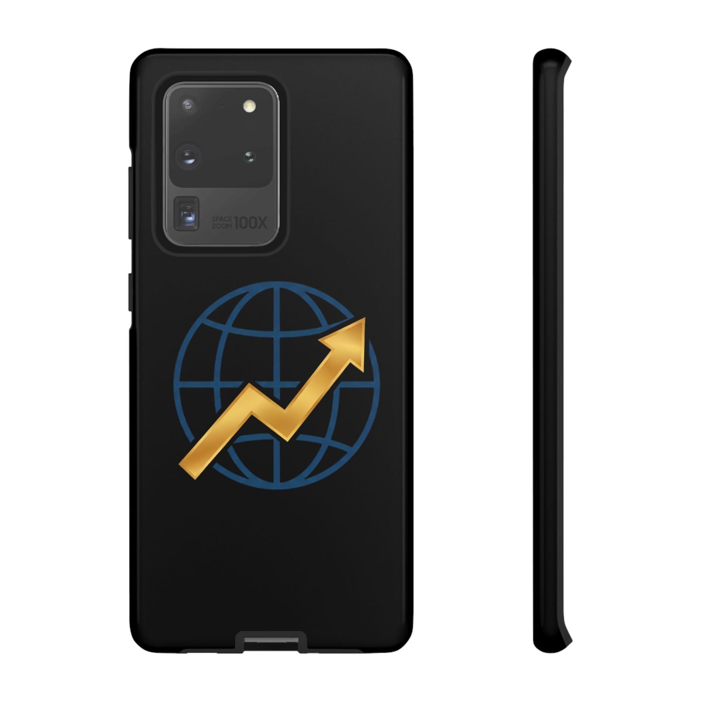 Phone Case — Global Growth Arrow Graphic (Investing & Business Motivational)