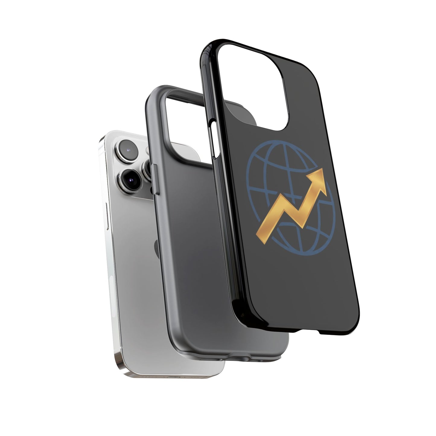 Phone Case — Global Growth Arrow Graphic (Investing & Business Motivational)