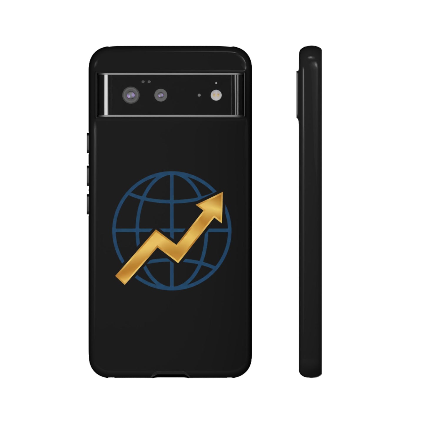 Phone Case — Global Growth Arrow Graphic (Investing & Business Motivational)