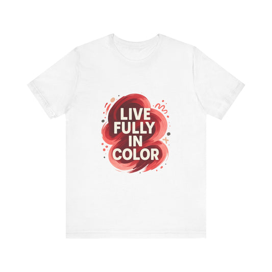 Short Sleeve Tee Bold Color Palette Cherry Coded - Oceanfront Products