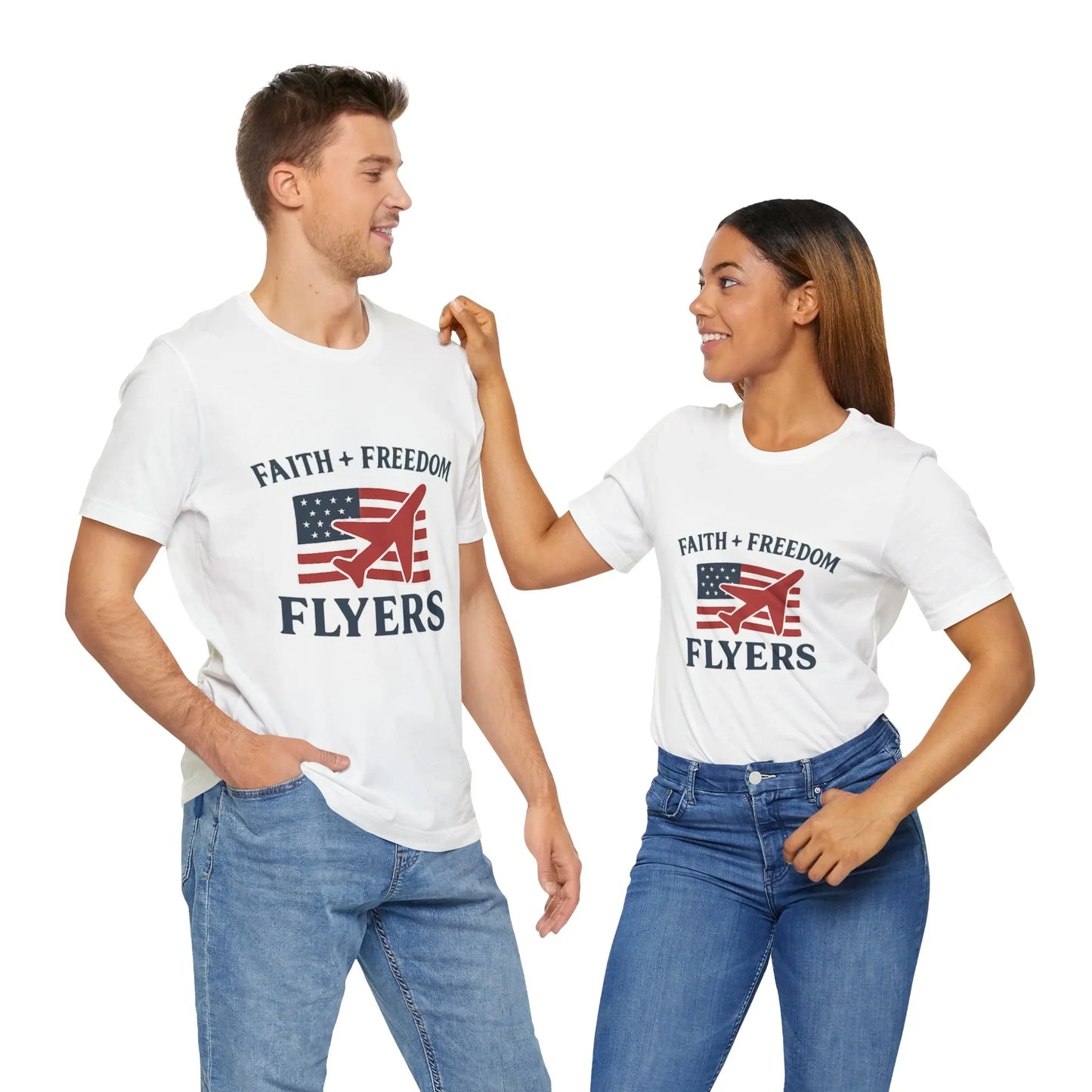 Faith and Freedom Flyers T-Shirt - Oceanfront Products