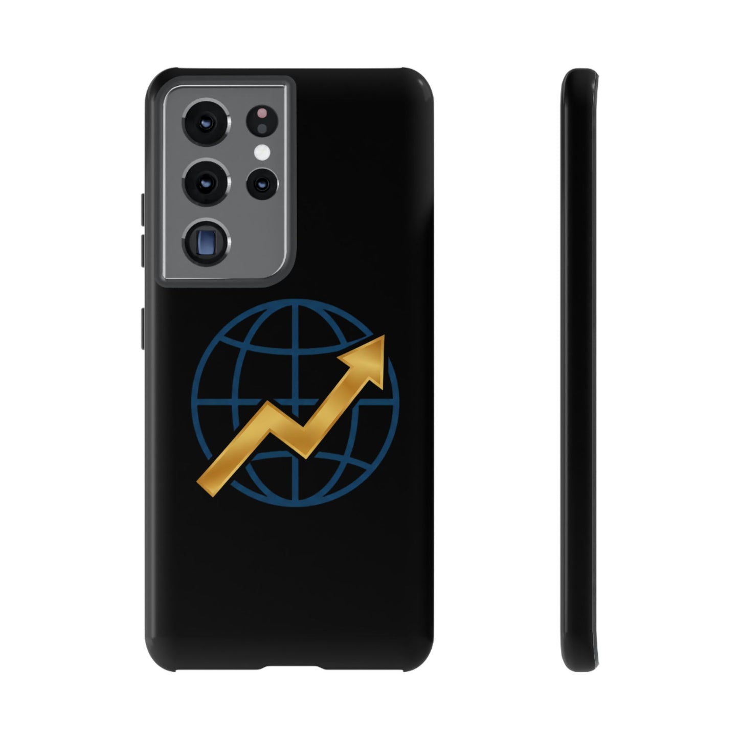 Phone Case — Global Growth Arrow Graphic (Investing & Business Motivational)