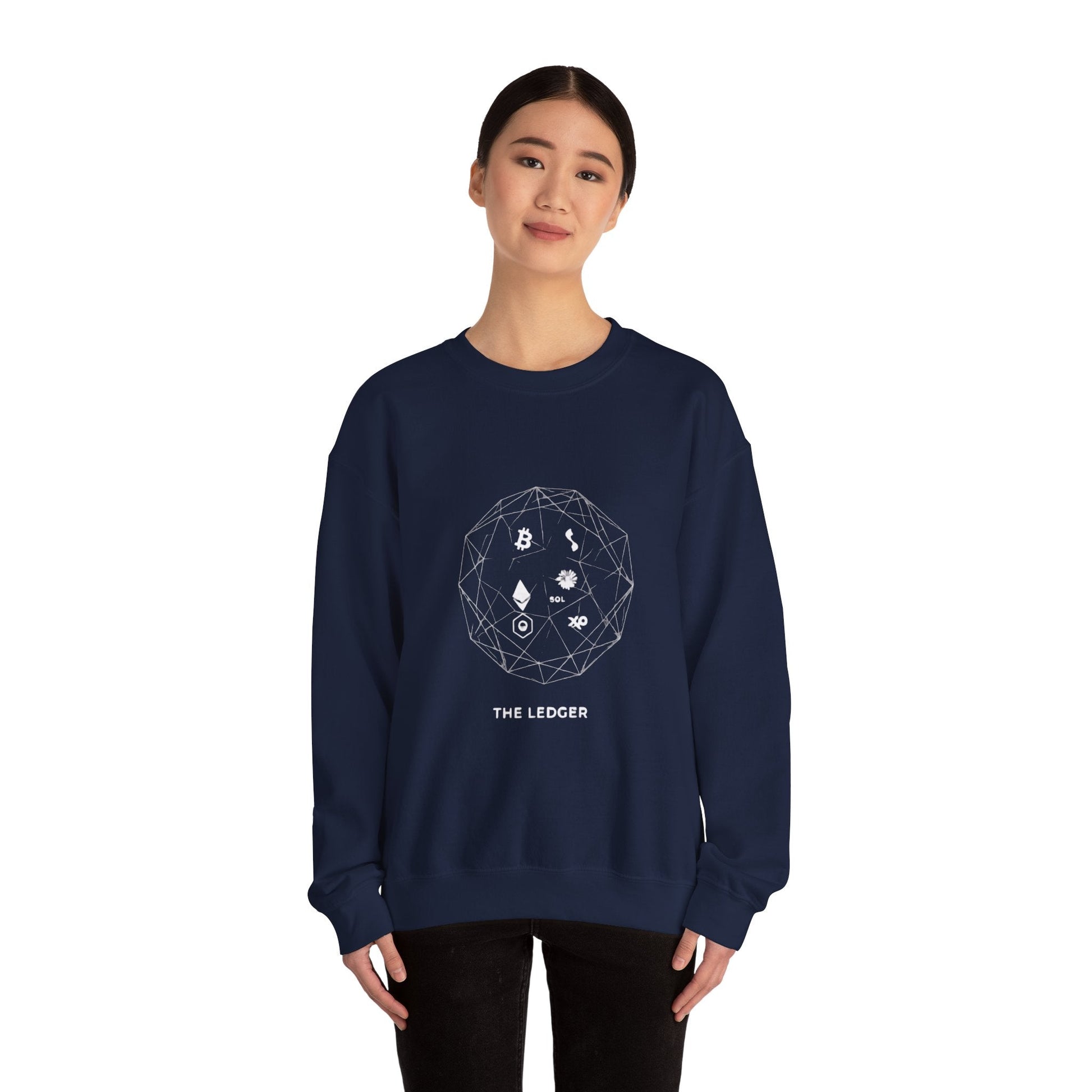 🌐 THE LEDGER.— Crypto Network Minimalist Print Printify