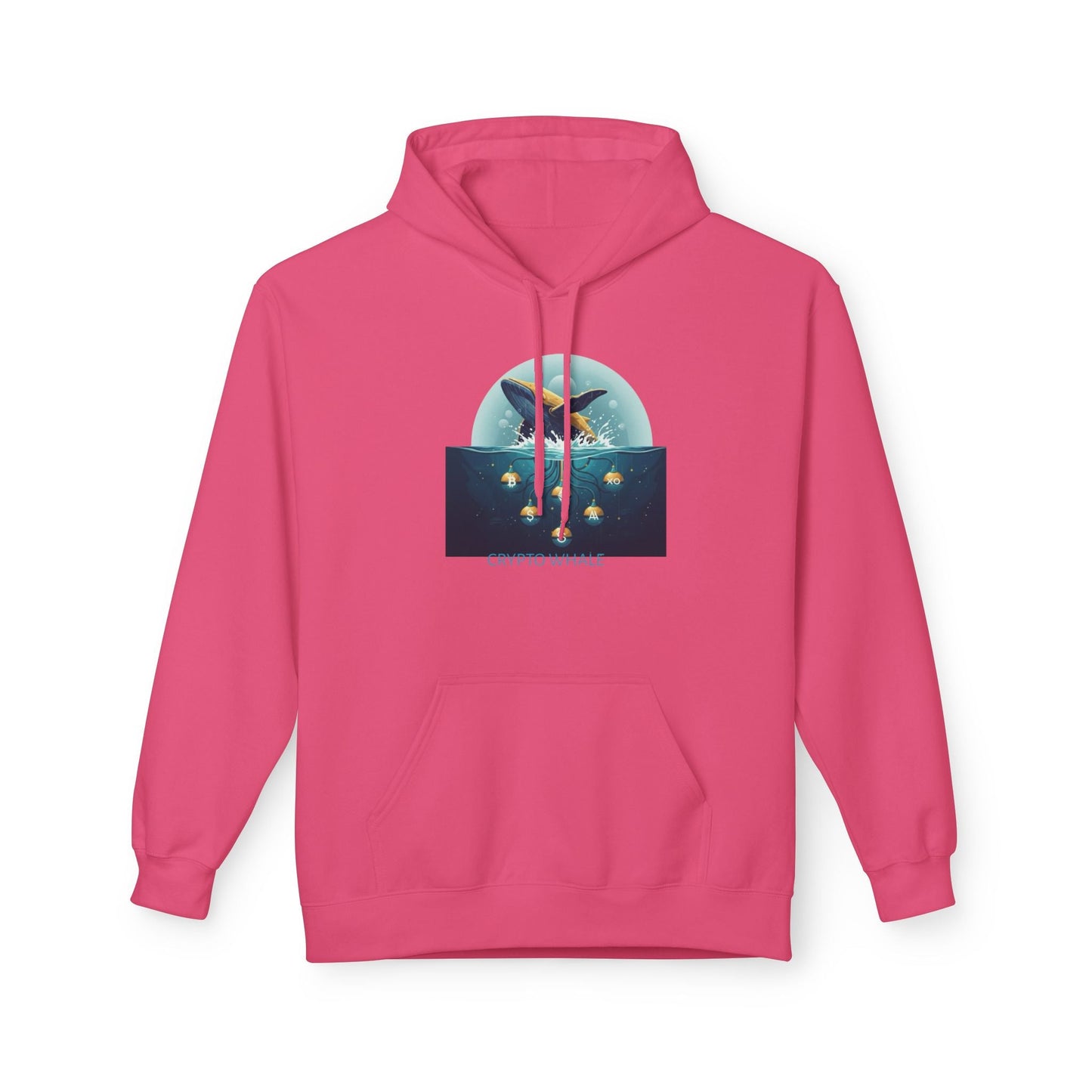 Hooded Sweatshirt - Crypto Whale 'Depths of Decentralization' Printify
