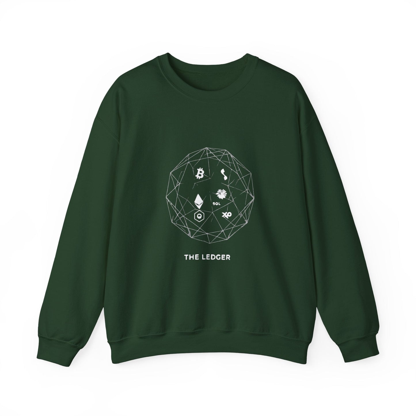 🌐 THE LEDGER.— Crypto Network Minimalist Print Printify