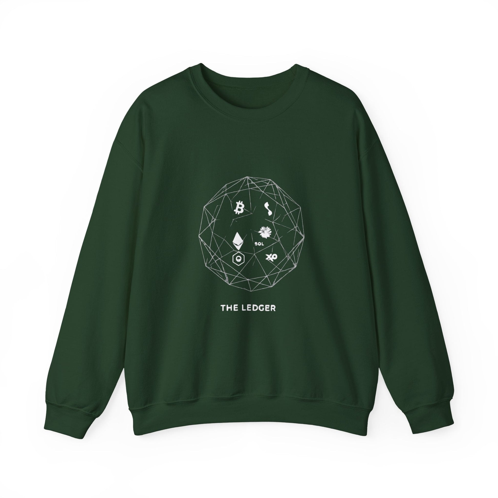 🌐 THE LEDGER.— Crypto Network Minimalist Print Printify