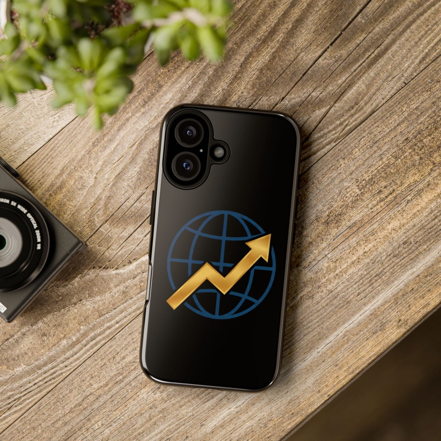 Phone Case — Global Growth Arrow Graphic (Investing & Business Motivational)