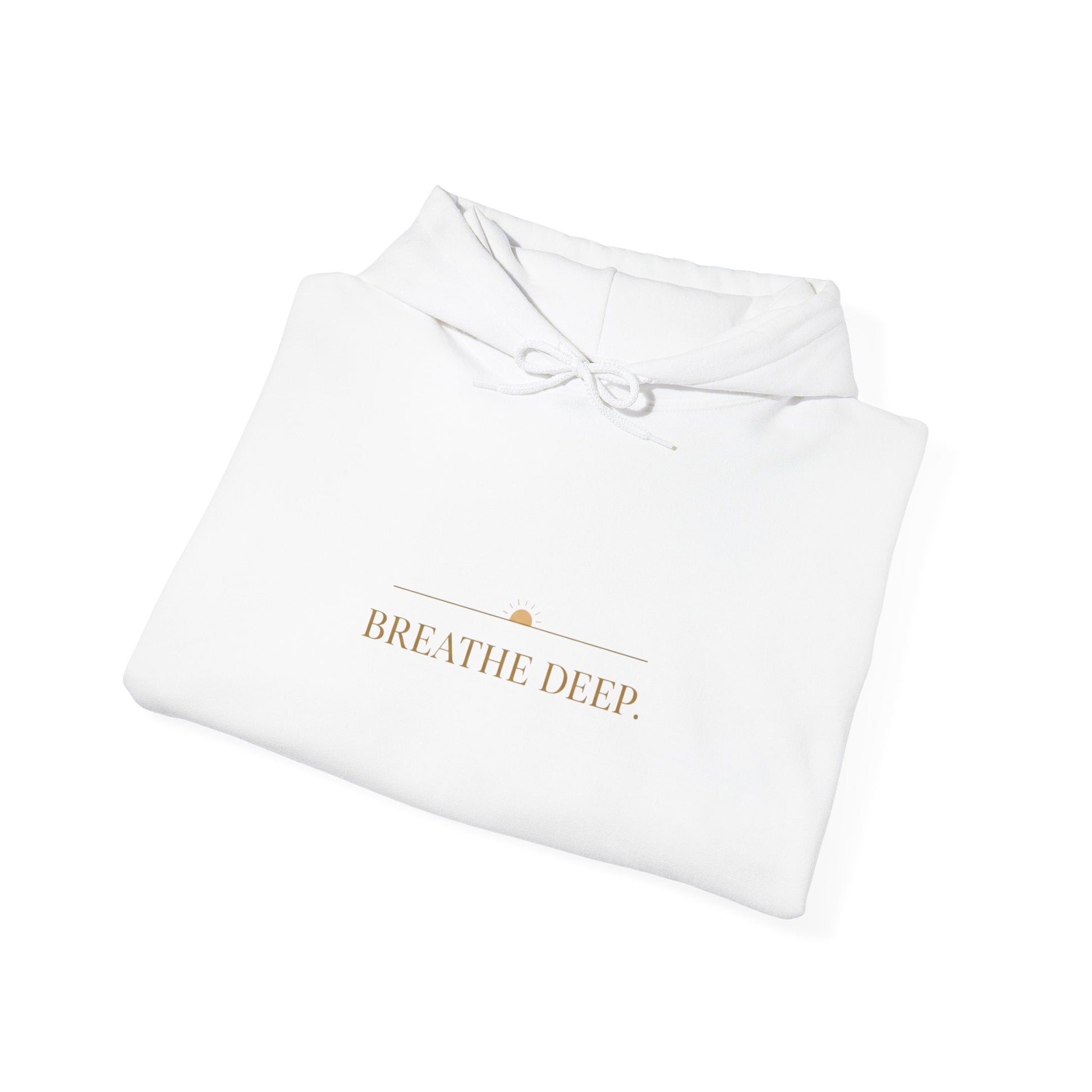 Oceanfront “Breathe Deep” Hoodie | Oversized Luxury Comfortwear | Coastal Minimalist Streetwear Printify