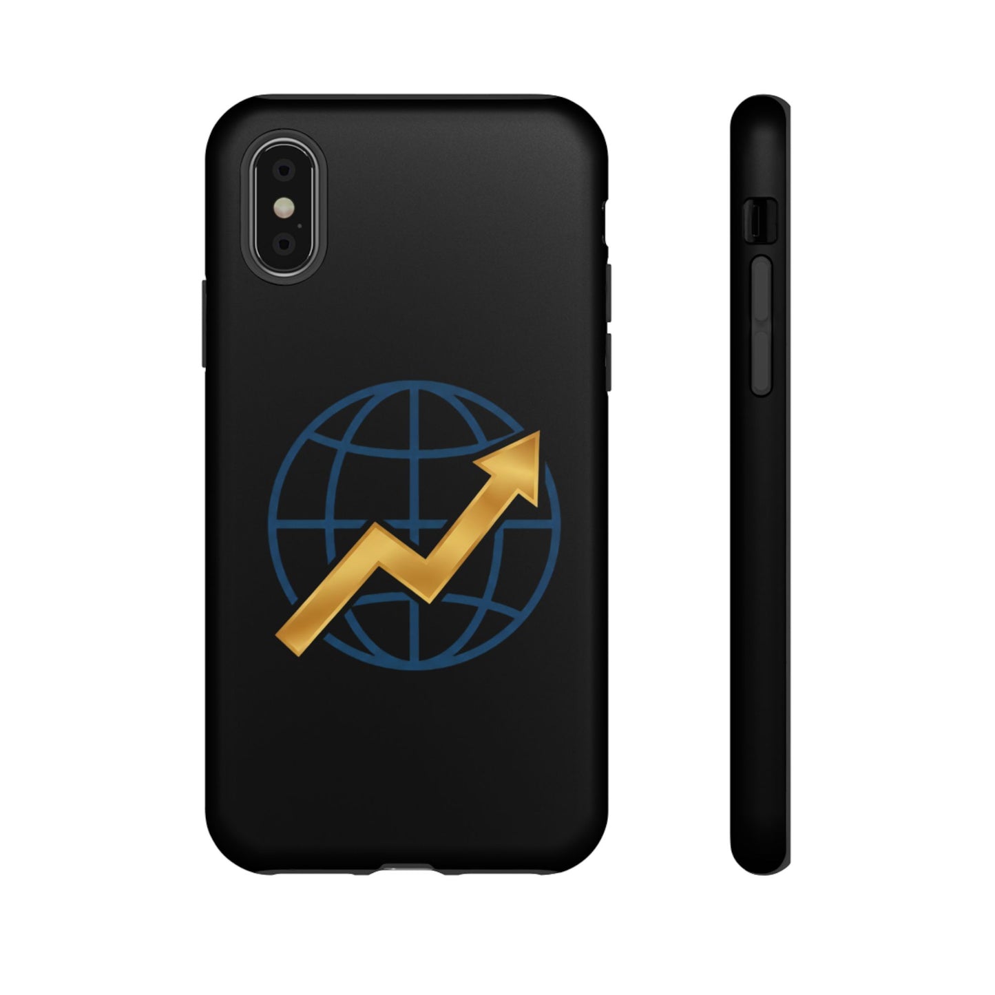 Phone Case — Global Growth Arrow Graphic (Investing & Business Motivational)