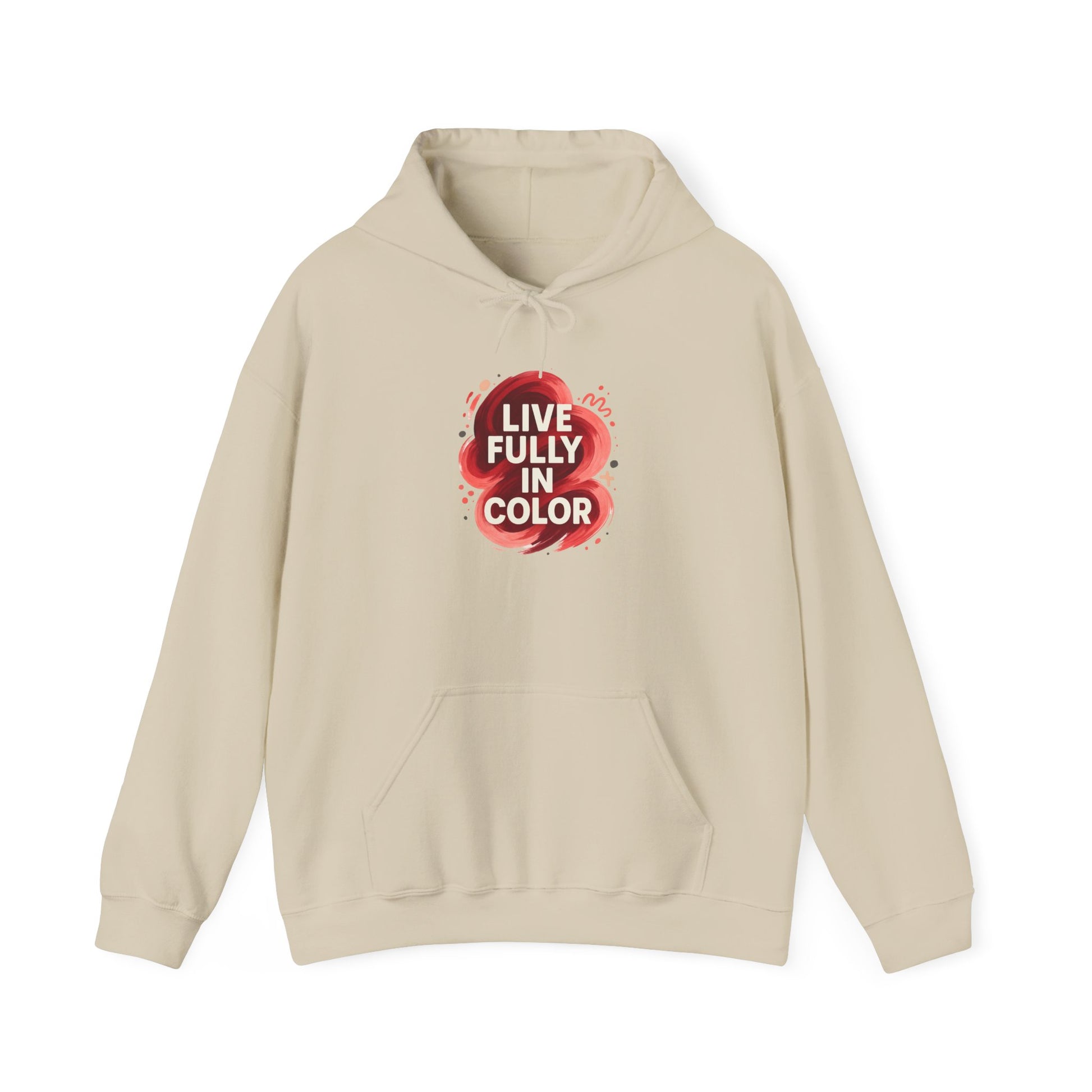 Hooded Sweatshirt Bold Color Palettes Cherry Coded - Oceanfront Products