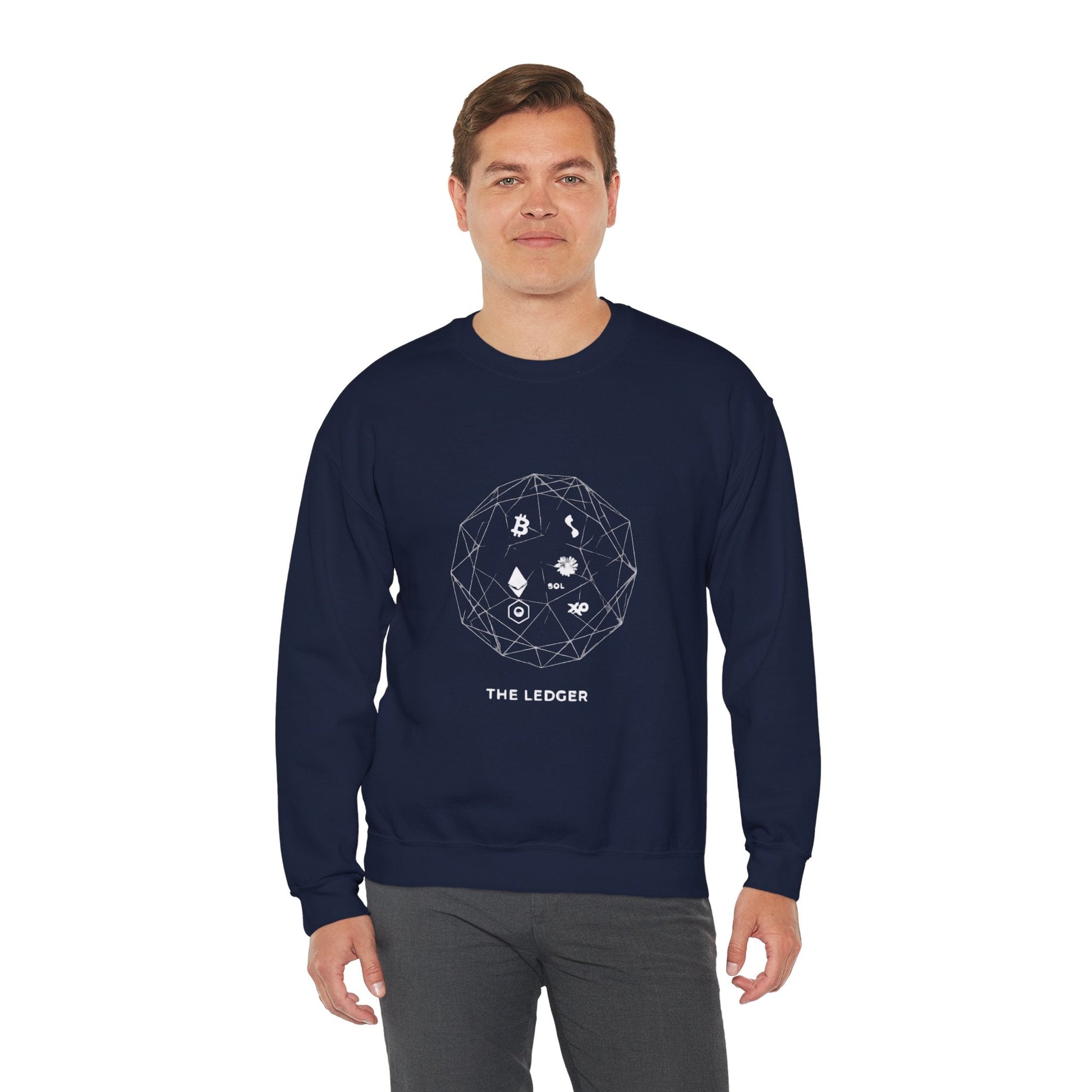 🌐 THE LEDGER.— Crypto Network Minimalist Print Printify
