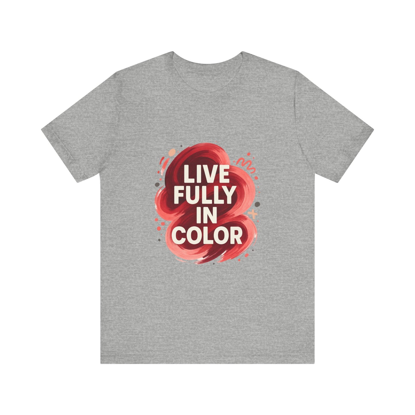 Short Sleeve Tee Bold Color Palette Cherry Coded - Oceanfront Products