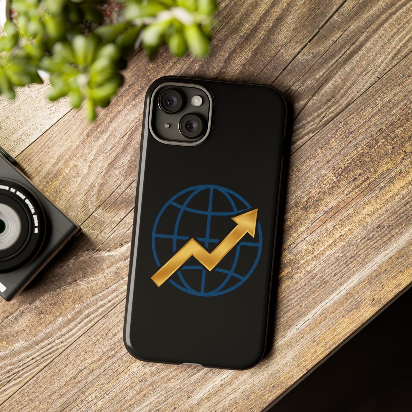 Phone Case — Global Growth Arrow Graphic (Investing & Business Motivational)