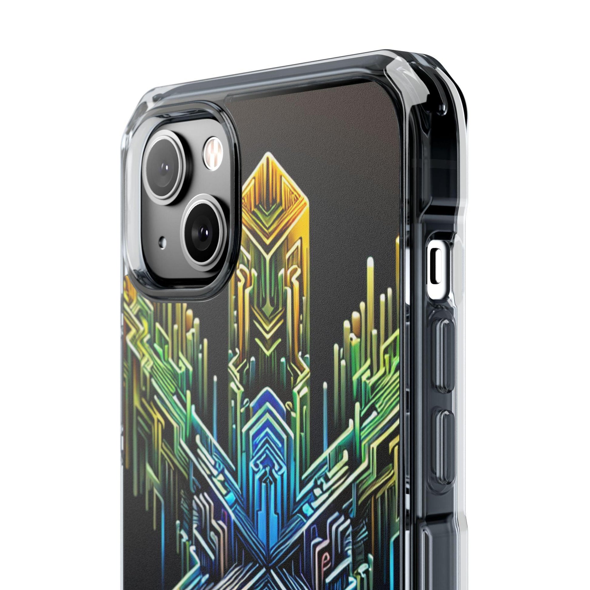 Magnet Case Abstract Cross Vibrant Colors - Oceanfront Products