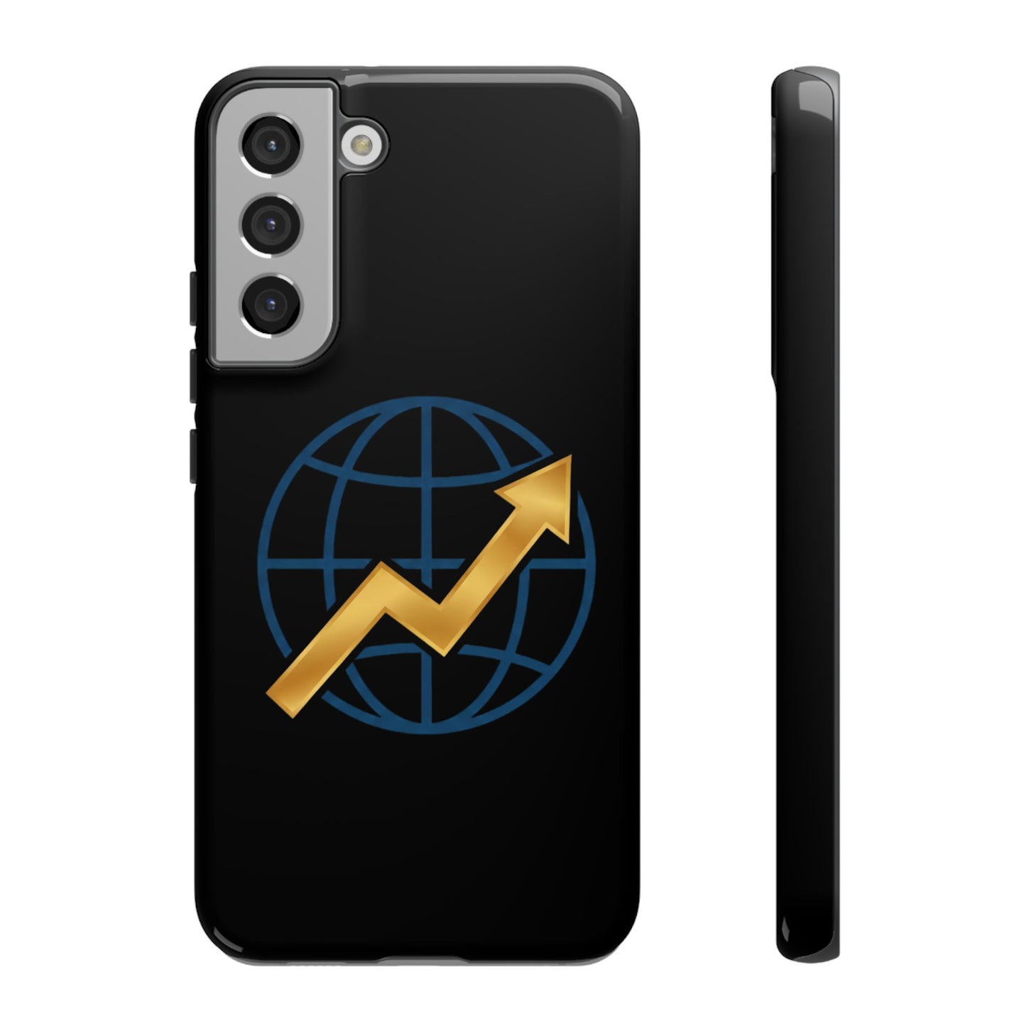 Phone Case — Global Growth Arrow Graphic (Investing & Business Motivational)