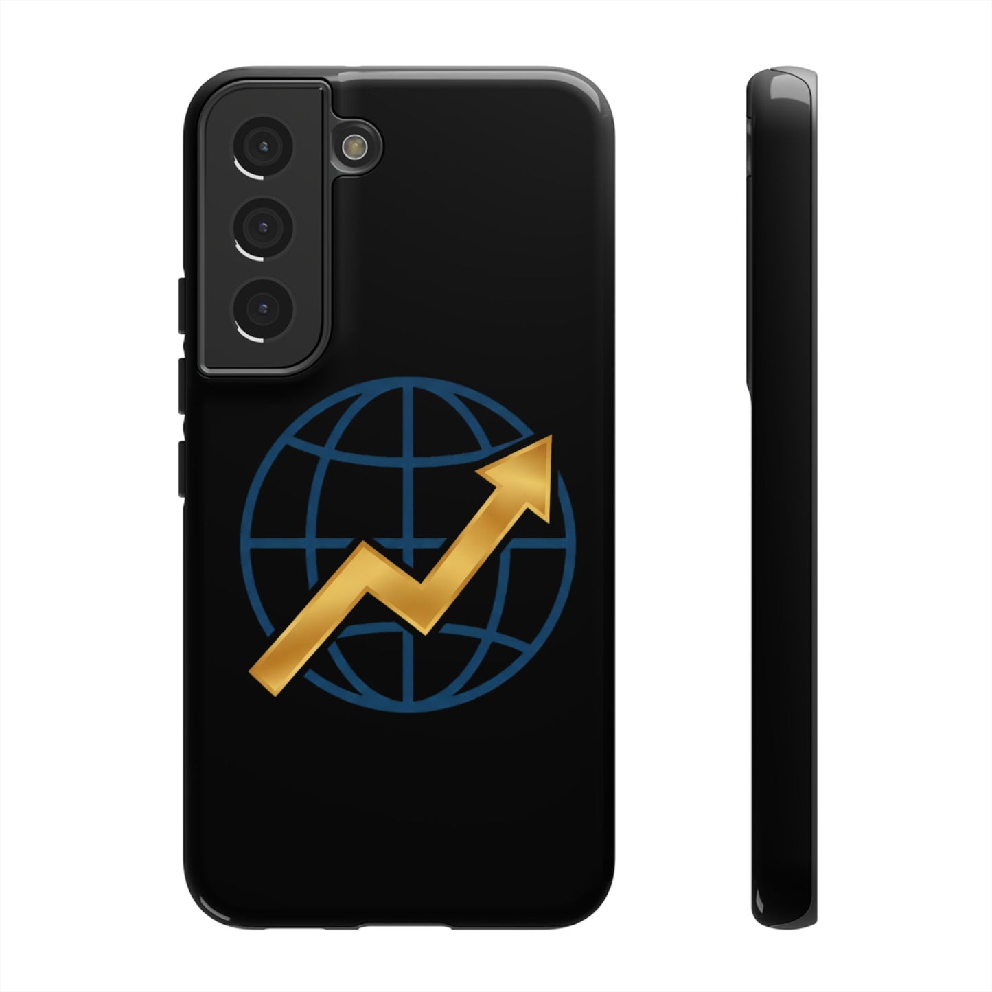 Phone Case — Global Growth Arrow Graphic (Investing & Business Motivational)