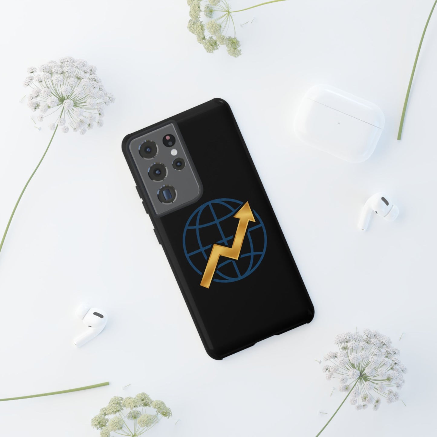 Phone Case — Global Growth Arrow Graphic (Investing & Business Motivational)