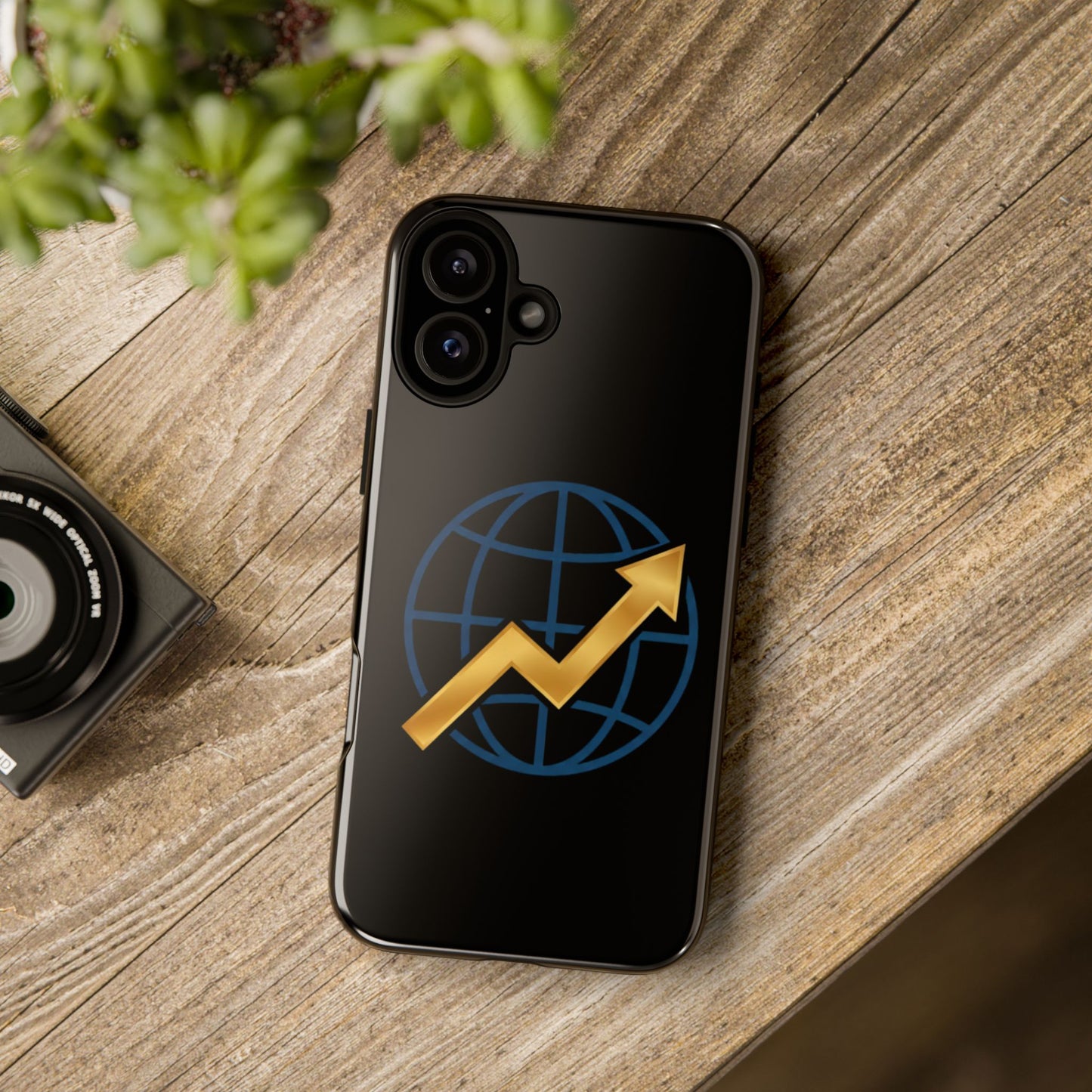 Phone Case — Global Growth Arrow Graphic (Investing & Business Motivational)