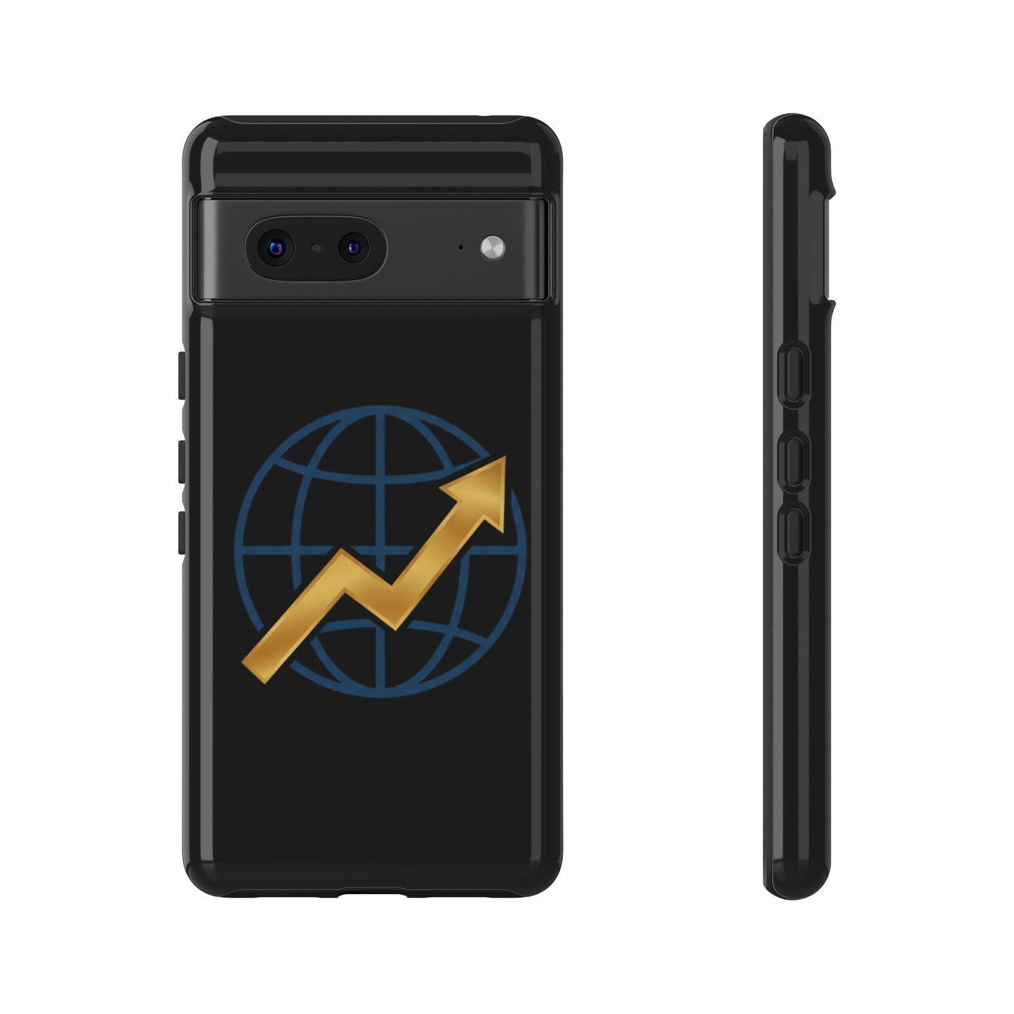 Phone Case — Global Growth Arrow Graphic (Investing & Business Motivational)