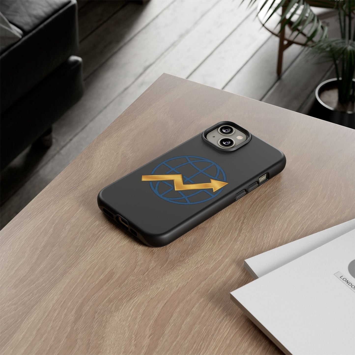 Phone Case — Global Growth Arrow Graphic (Investing & Business Motivational)