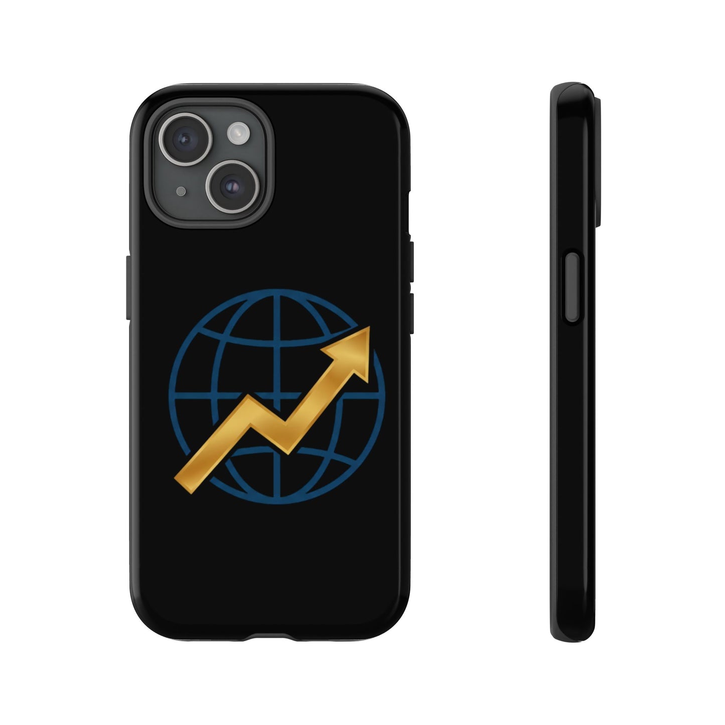 Phone Case — Global Growth Arrow Graphic (Investing & Business Motivational)