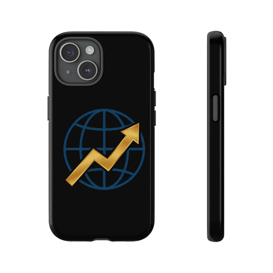 Phone Case — Global Growth Arrow Graphic (Investing & Business Motivational)