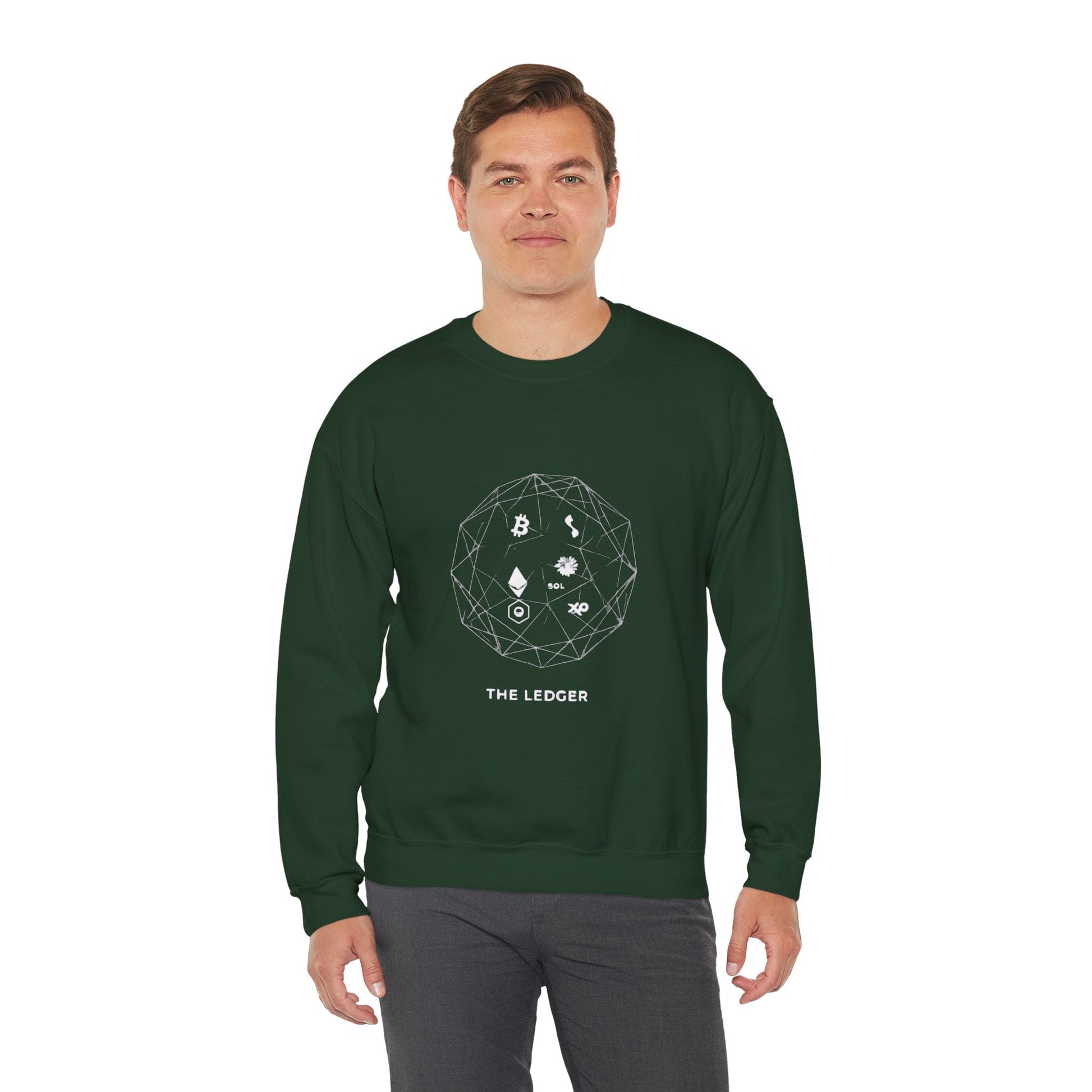 🌐 THE LEDGER.— Crypto Network Minimalist Print Printify