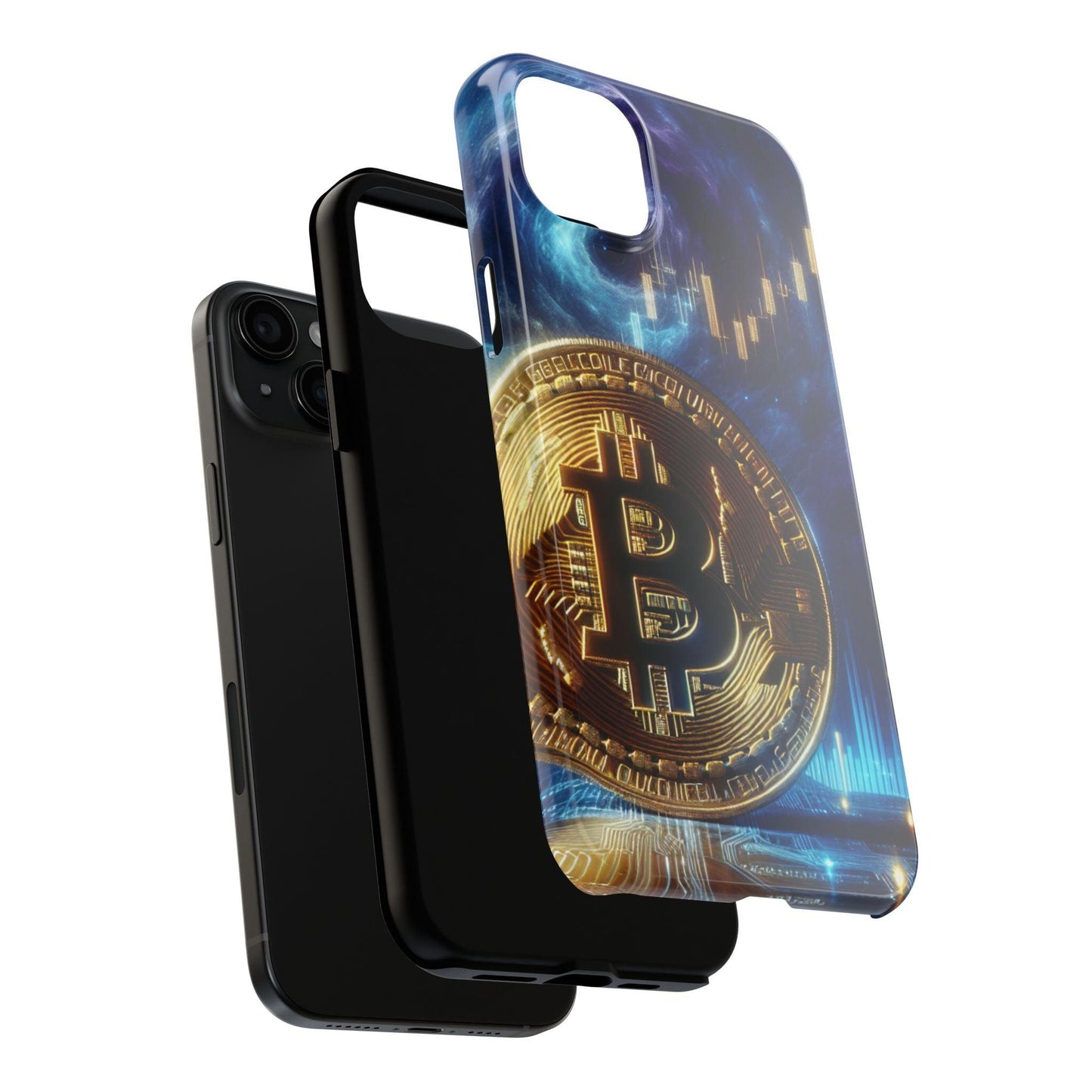 Bitcoin Chart Tough Phone Case - Oceanfront Products