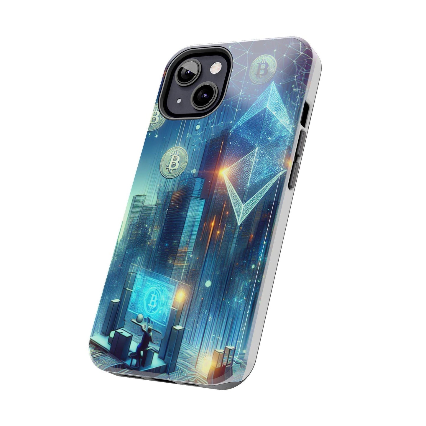 Phone Case - Cryptocurrency Enthusiasts Futuristic Design - Oceanfront Products