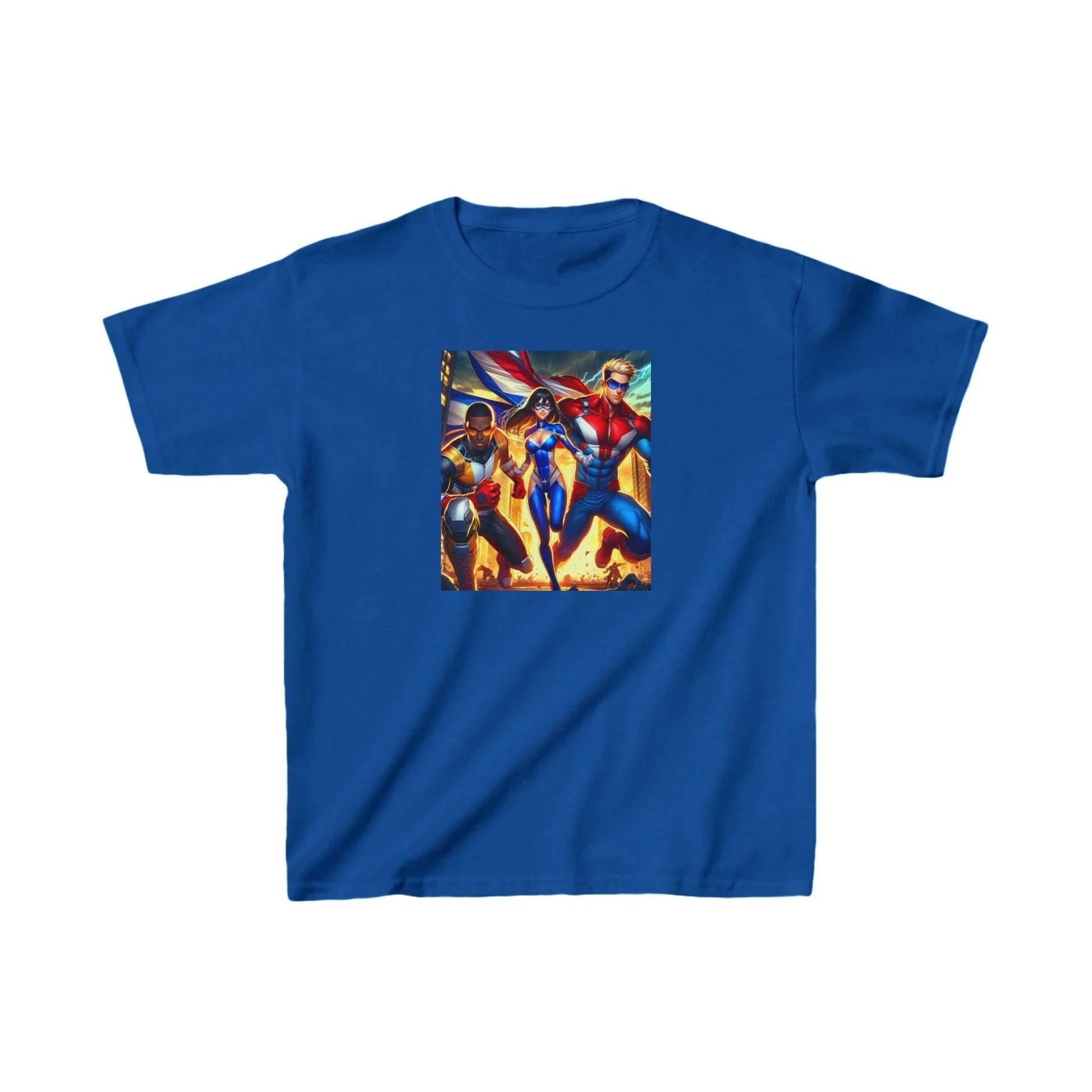 Superhero Kids Tee - Saving the World Design - Oceanfront Products