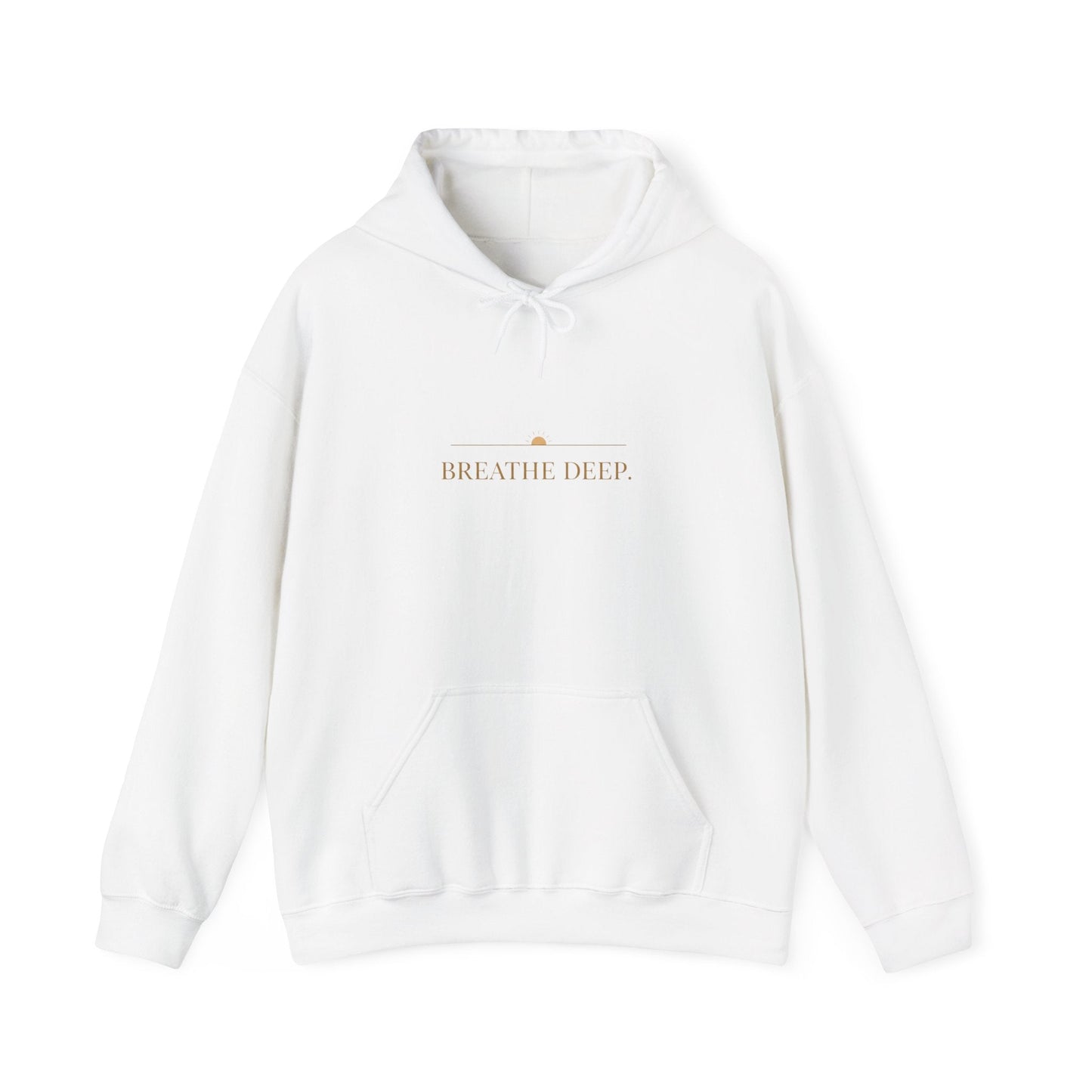 Oceanfront “Breathe Deep” Hoodie | Oversized Luxury Comfortwear | Coastal Minimalist Streetwear Printify