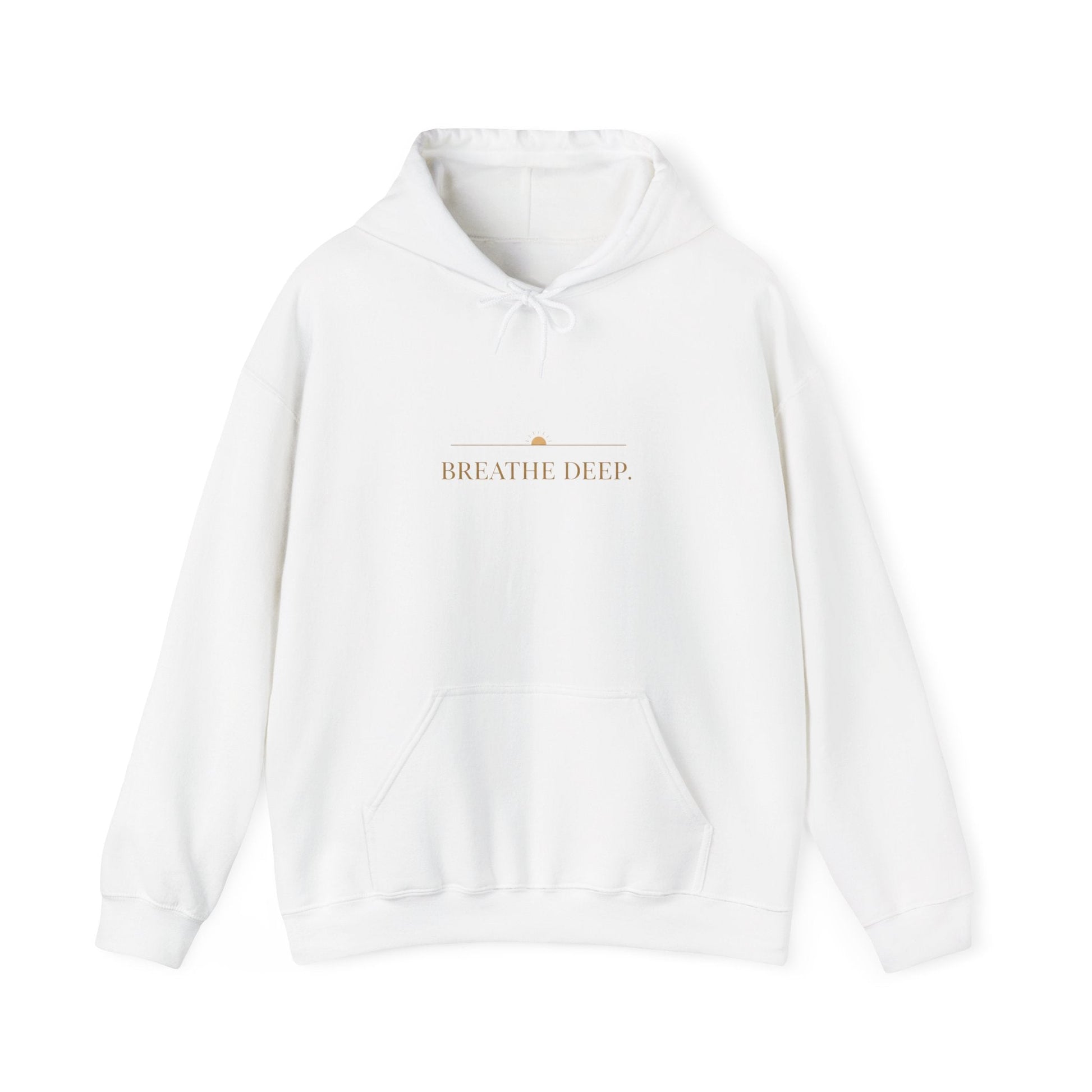 Oceanfront “Breathe Deep” Hoodie | Oversized Luxury Comfortwear | Coastal Minimalist Streetwear Printify