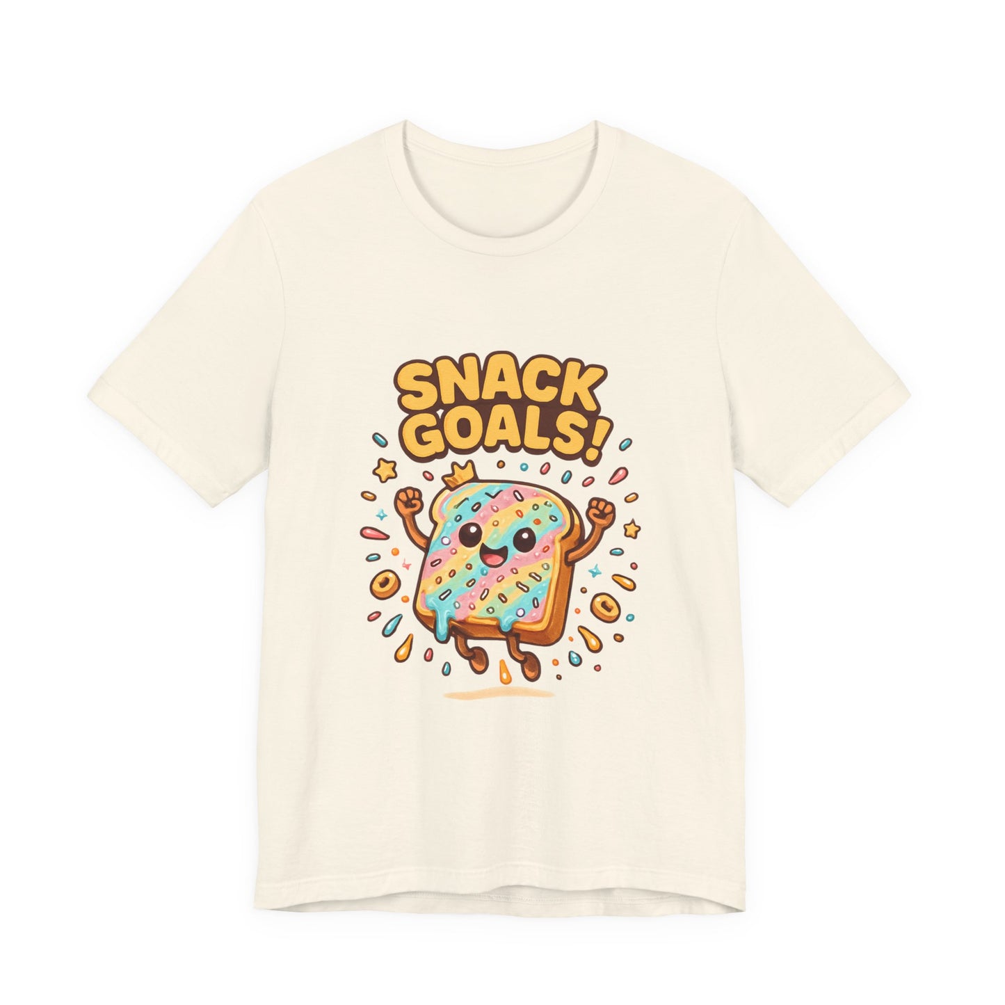 Snack Attack Unisex Tee, Food Lover Gift, Snacking Shirt, Funny Graphic Tee, - Oceanfront Products