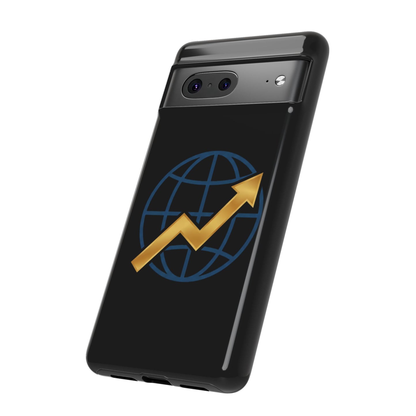 Phone Case — Global Growth Arrow Graphic (Investing & Business Motivational)