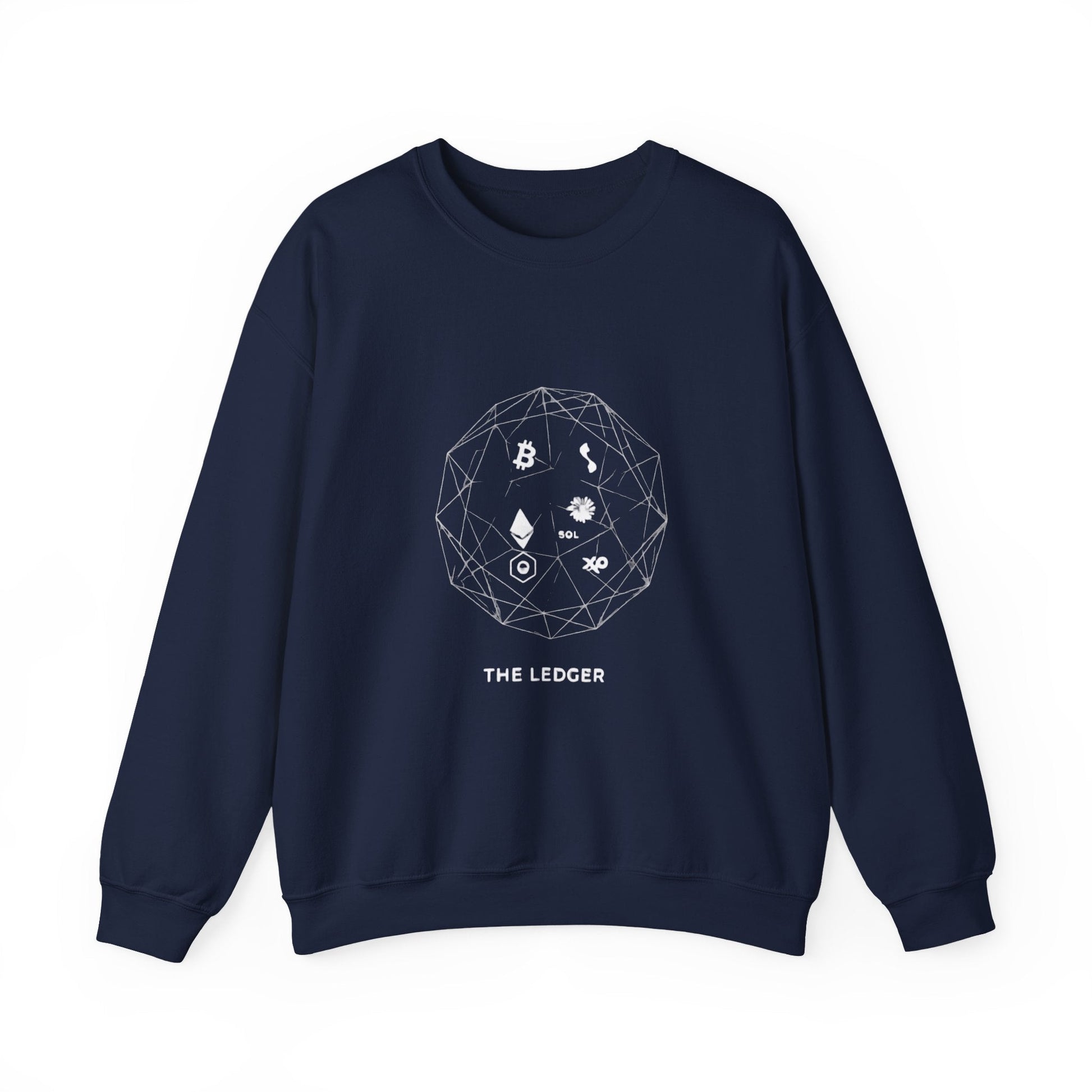 🌐 THE LEDGER.— Crypto Network Minimalist Print Printify