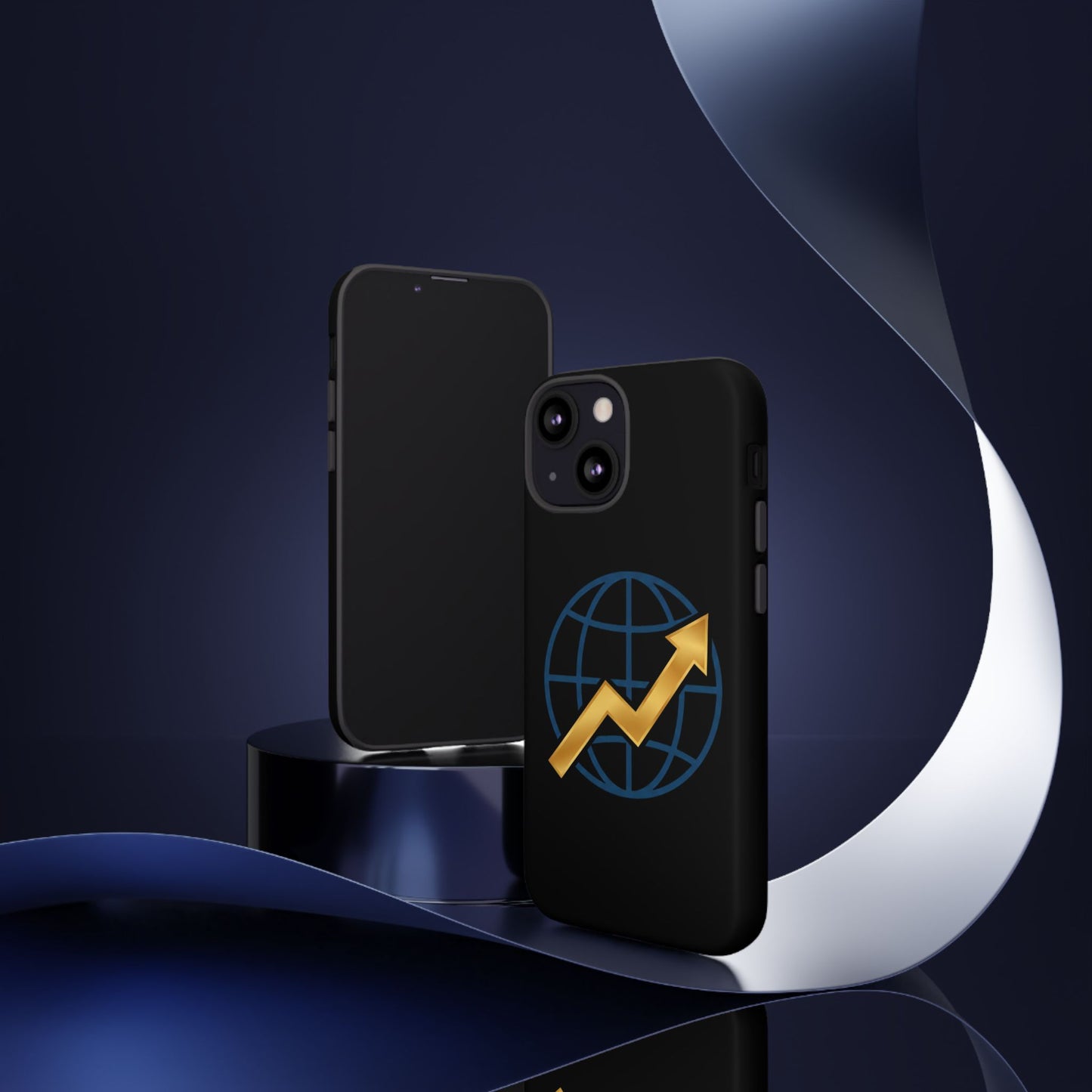 Phone Case — Global Growth Arrow Graphic (Investing & Business Motivational)