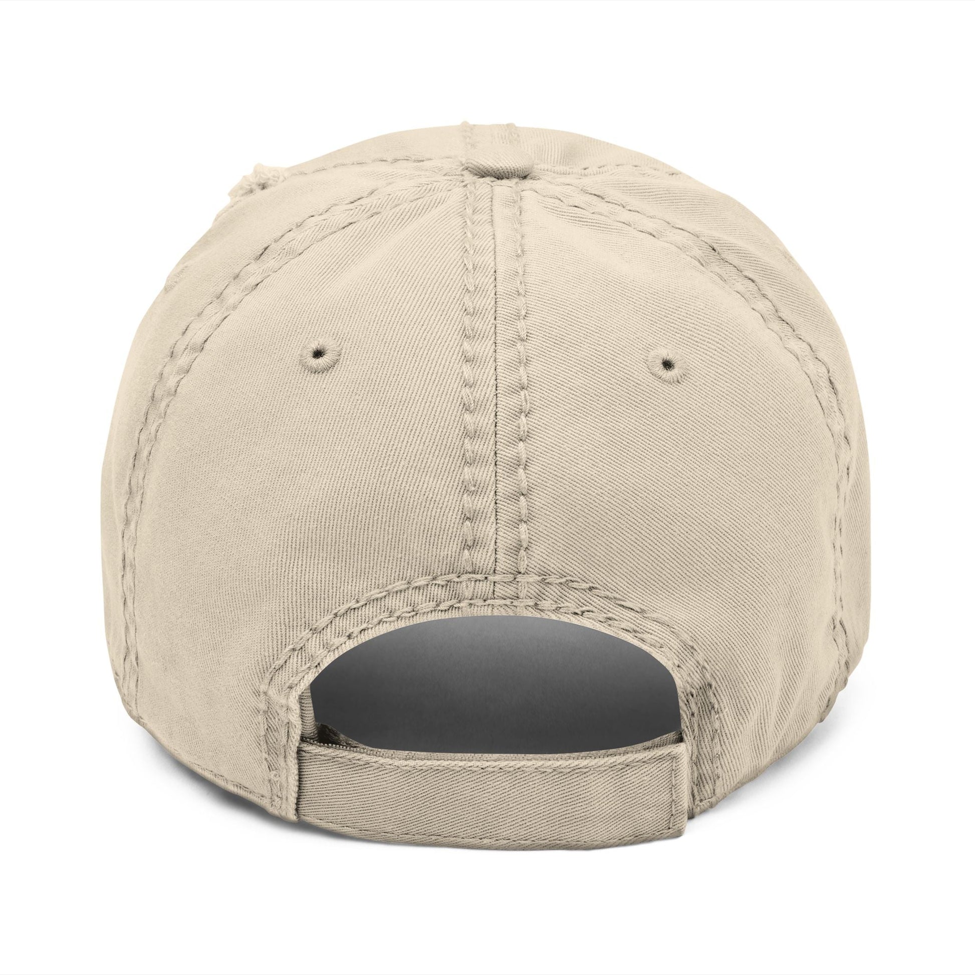 Distressed Embroidered Whale Tail Dad Hat — Coastal Casual Baseball Cap Printify