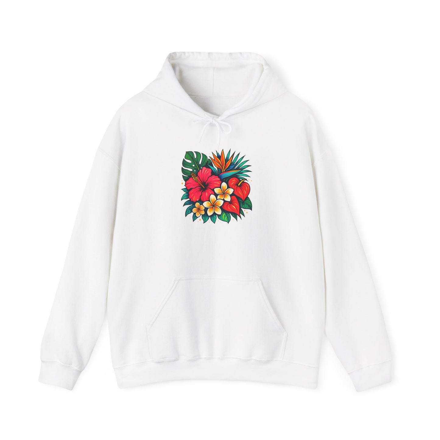 Tropical Floral Unisex Hoodie - Oceanfront Products
