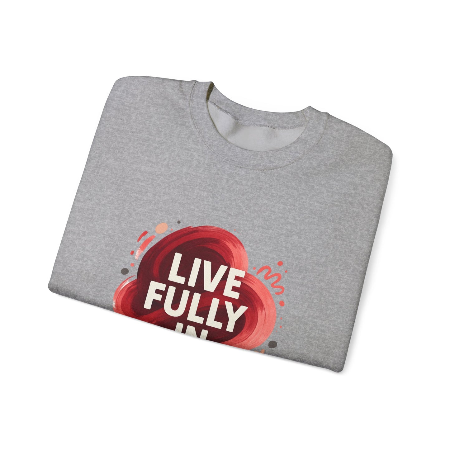Crewneck Sweatshirt - Bold Color Palettes Cherry Coded - Oceanfront Products