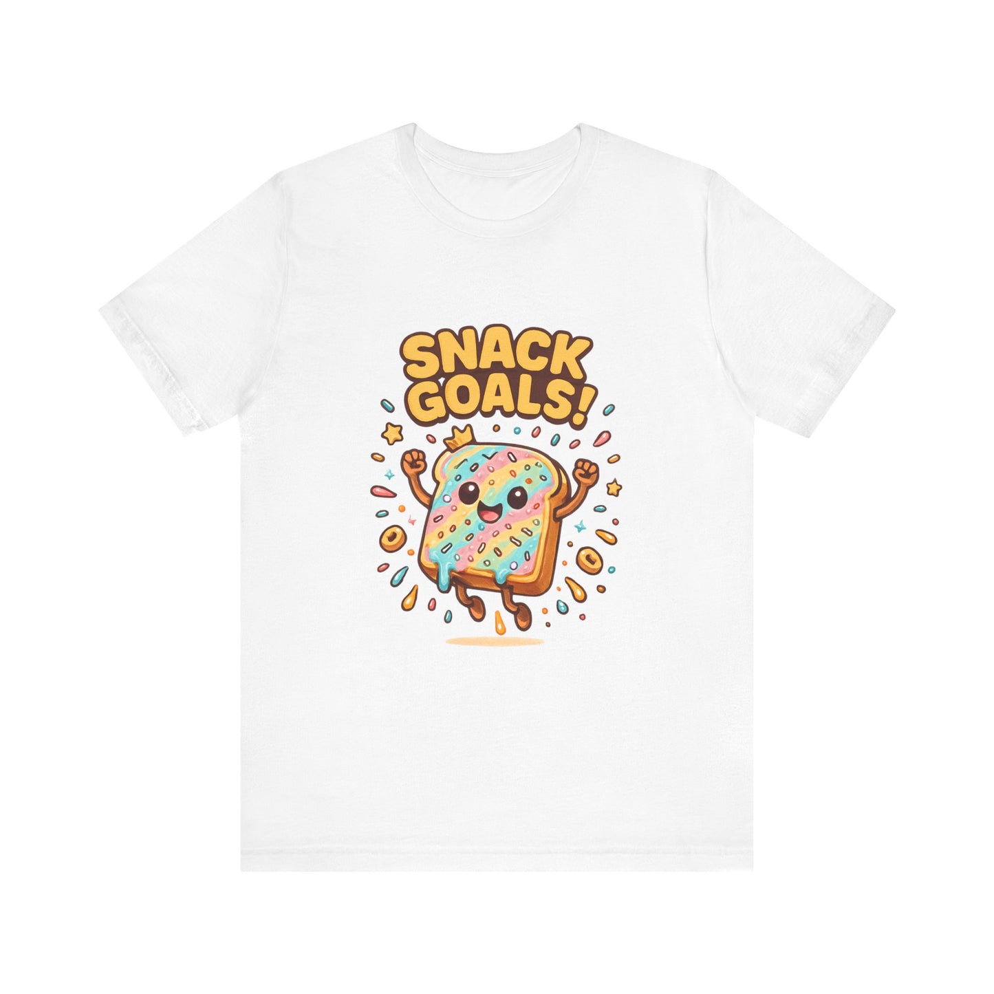 Snack Attack Unisex Tee, Food Lover Gift, Snacking Shirt, Funny Graphic Tee, - Oceanfront Products