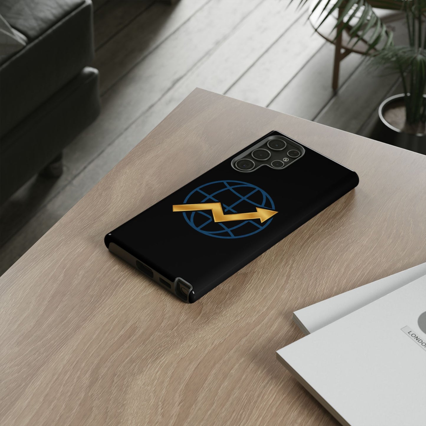Phone Case — Global Growth Arrow Graphic (Investing & Business Motivational)