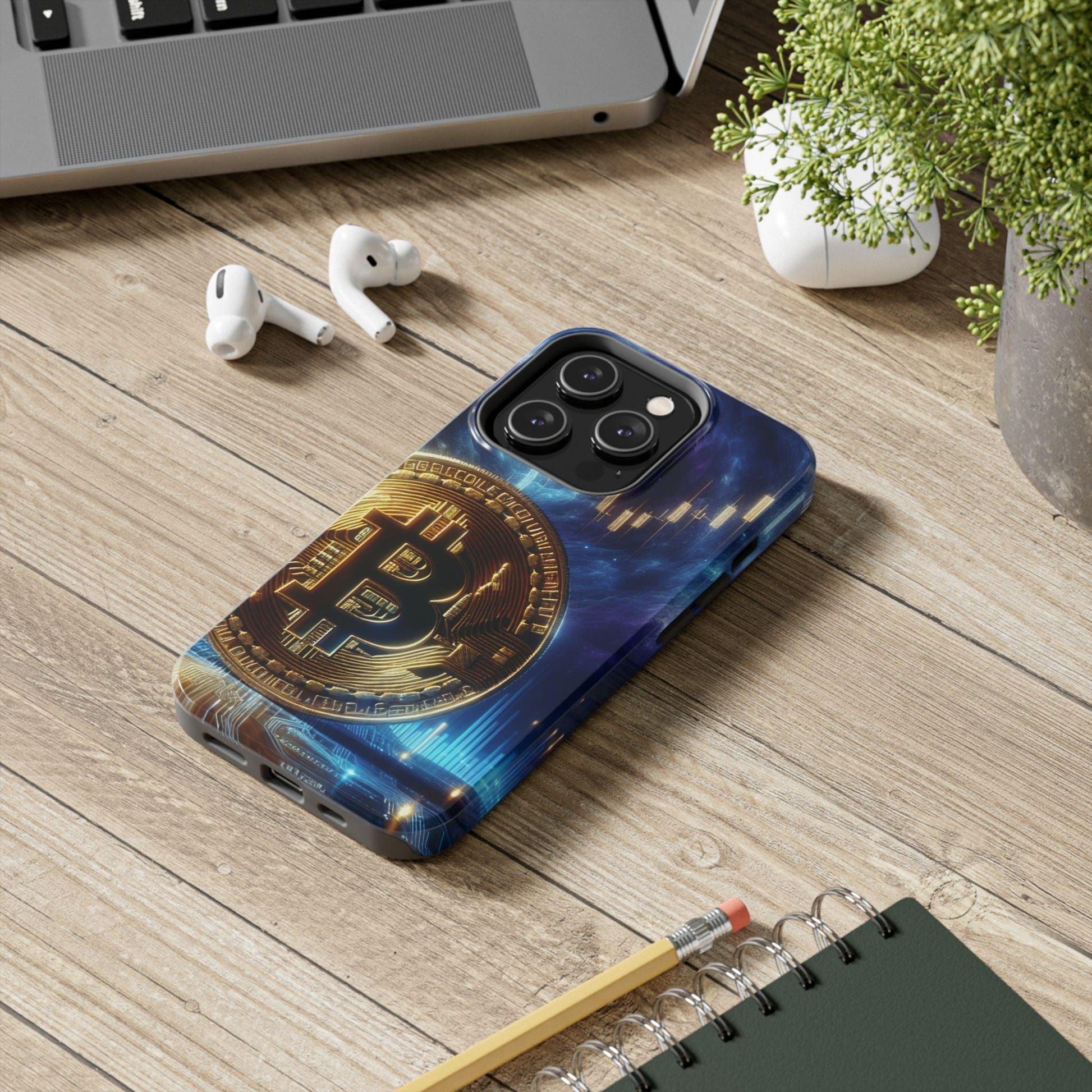 Bitcoin Chart Tough Phone Case - Oceanfront Products