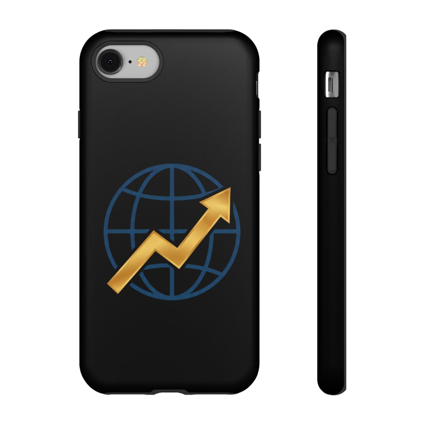 Phone Case — Global Growth Arrow Graphic (Investing & Business Motivational)