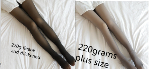 Oceanfront™ Soft-Life Thermal Sheer Leggings – 220 g Fleece Warmth, Bare-Leg Look ❄️ - Oceanfront Products