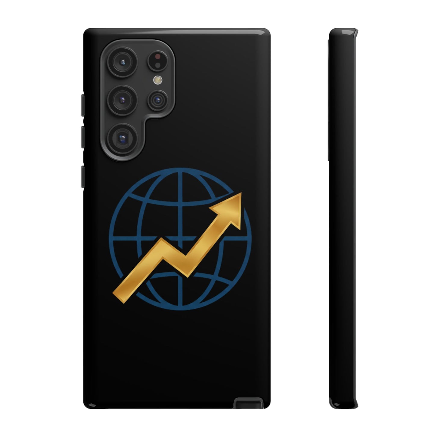 Phone Case — Global Growth Arrow Graphic (Investing & Business Motivational)