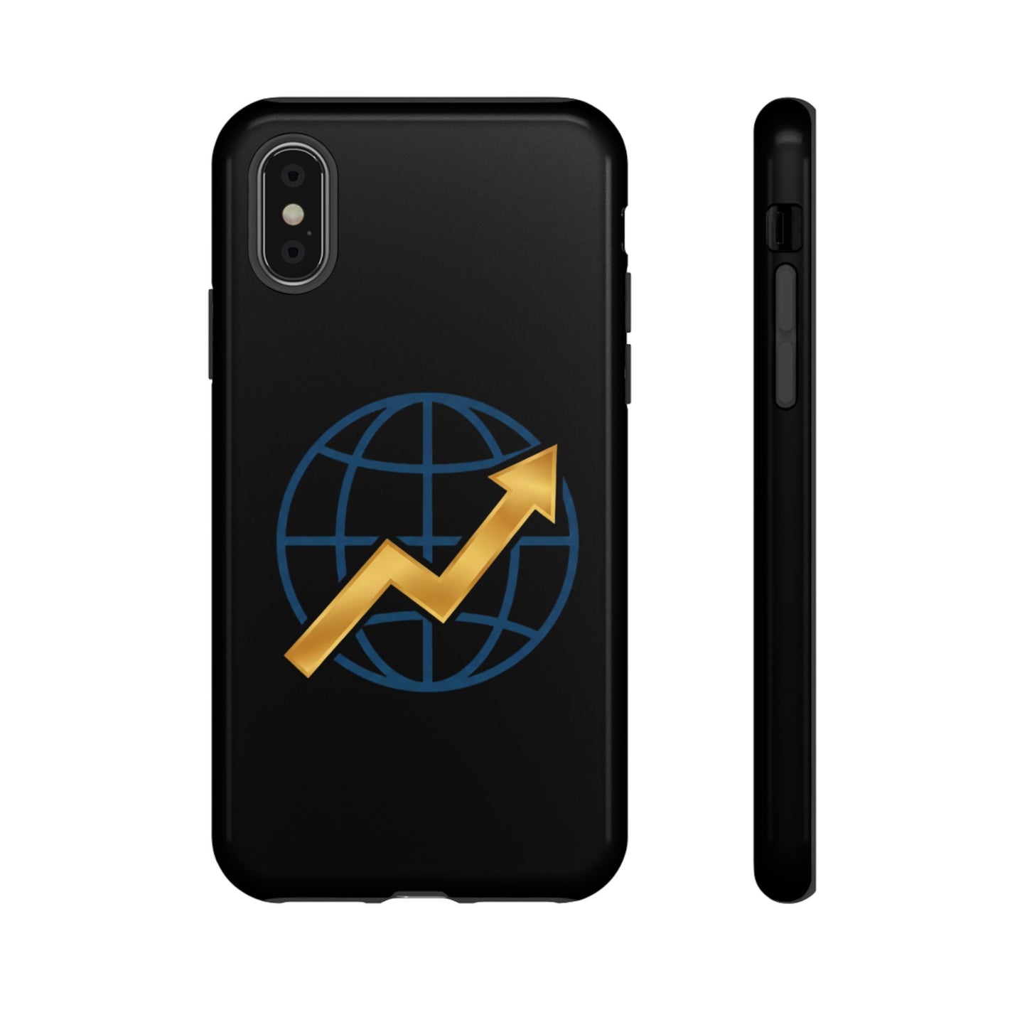Phone Case — Global Growth Arrow Graphic (Investing & Business Motivational)