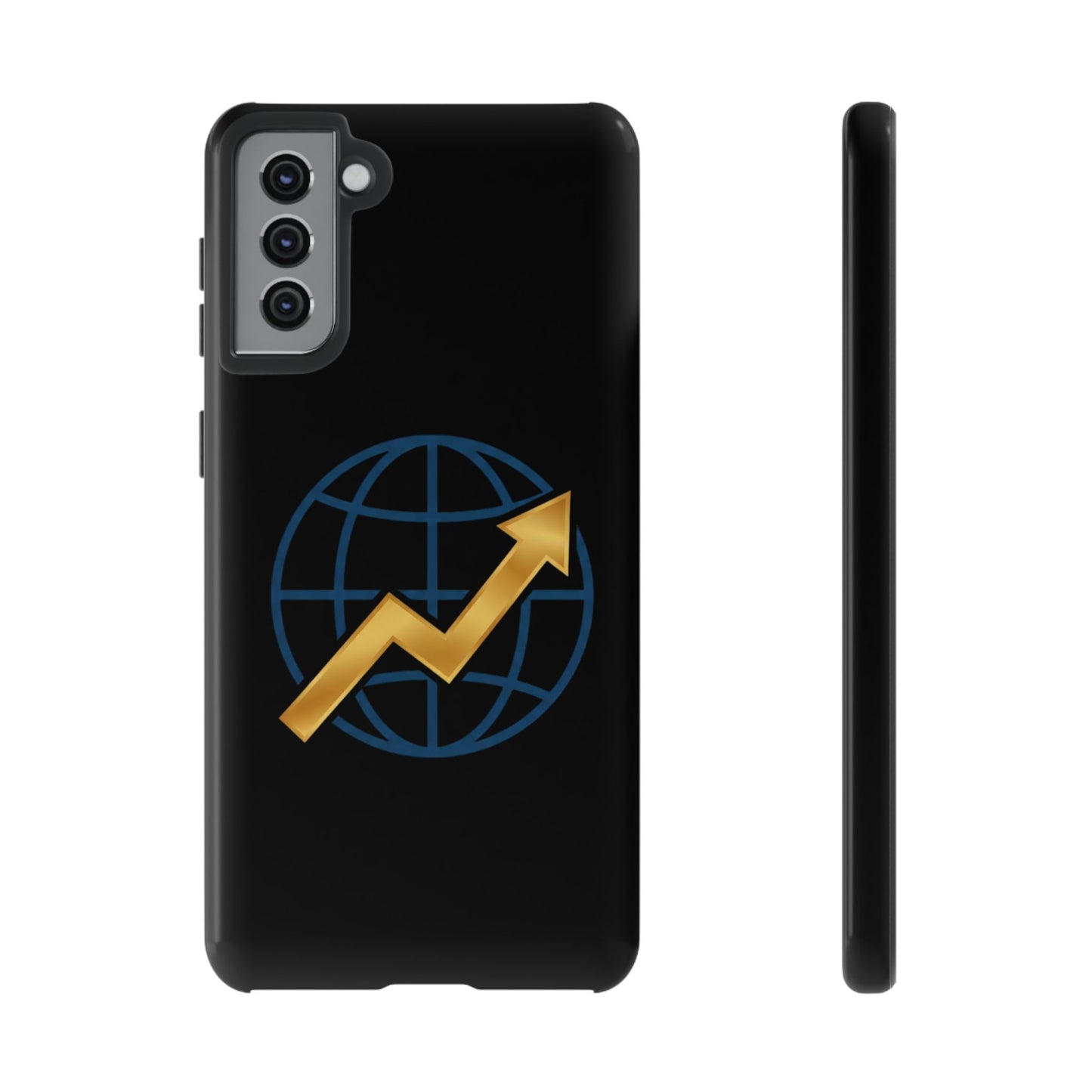 Phone Case — Global Growth Arrow Graphic (Investing & Business Motivational)