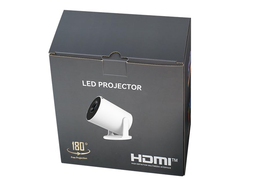 Oceanfront Mini Cinema Projector™ – Full HD 1080p Portable Projector, Travel-Ready Movie Night System Oceanfront Products