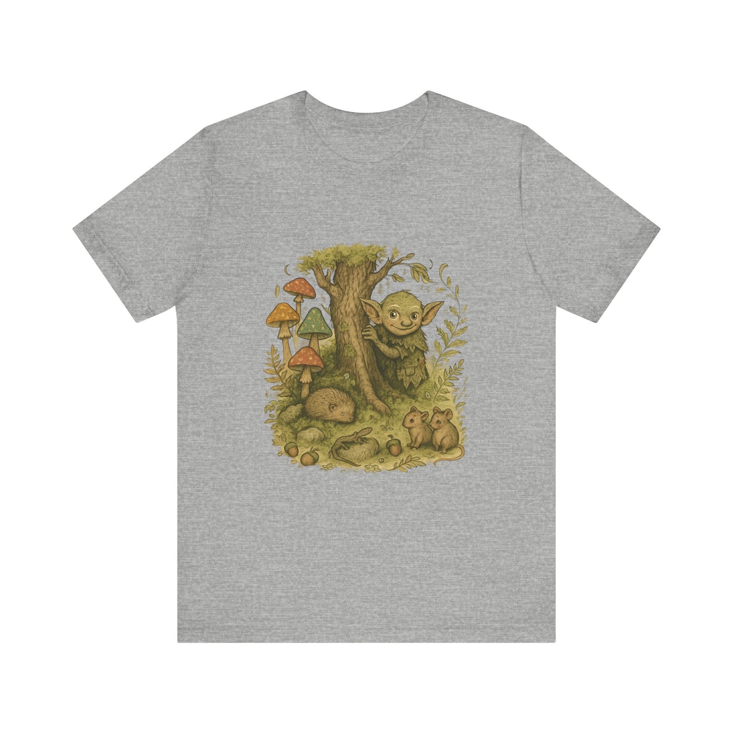Nature Whimsical Tshirt, Garden Tee, Earthy T-shirt, Outdoor Adventure Top, - Oceanfront Products